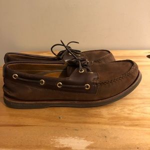 Sperry Gold Cup Top Sider—Size 10